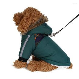 Ropa de invierno para perros, ropa cálida para mascotas, chaleco impermeable, chaqueta, arnés para perros pequeños y grandes, abrigo para cachorros, ropa para mascotas