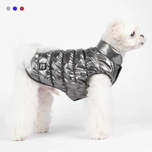 Vêtements de chien hiver chaud vêtements pour animaux de compagnie coupe-vent manteau petit moyen chiens veste vêtements rembourrés pour yorkshire chihuahua chiot chat tenue gilet