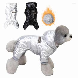 Appareils pour chiens Hiver Vêtements d'animaux de compagnie imperméables Mabet à saut à saut à saut swelles à capuche pour petits vêtements de coton de petits chiens moyens