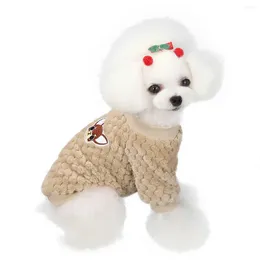 Hondenkleding Winter Winter Warm huisdier Fleece jas kleding kleine puppy's trui sweatshirt sweatshirt benodigdheden accessoires sueter para perro