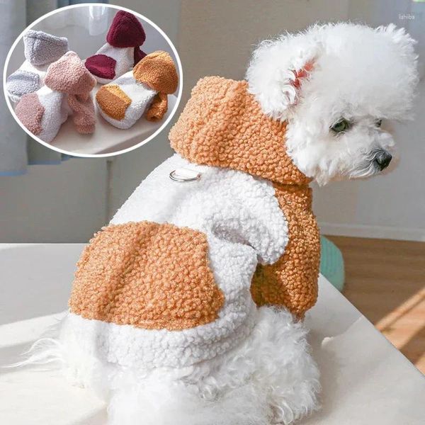 Ropa para perros invernal suéter caliente para perros pequeños ropa de pelaje suave chaqueta de abrigo de cachorro chihuahua suministros de peluche