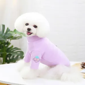 Vêtements de chien hiver chaud pull animal chat vêtements mignon fraise polaire vêtements pour petits chiens moyens chats manteau pull