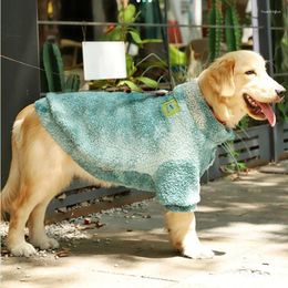 Vêtements de chien hiver chaud épais gros vêtements 3XL-7XL agneaux veste en laine pour chiens de taille moyenne manteau coupe-vent pull accessoires pour animaux de compagnie