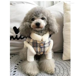 Vêtements pour chiens xxs-3xl manteau de compagnie de compagnie de vêtements d'hiver veste veste de gilet pour petit bichon shih tzu chiot chiens 8452