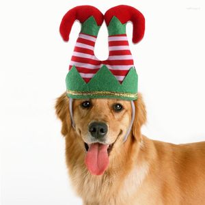 Vêtements pour chiens y5le chapeaux de clown à rayures drôles pour les chats façonner la mode des fournitures pour animaux de compagnie