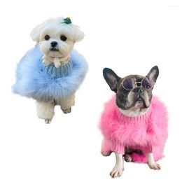 Vêtements de chien YOUZI Pet Dames Turquie Pull S/M/L/XL Doux Confortable Haute Élastique Tenues Chaudes Habiller Accessoires De Fête Accessoires