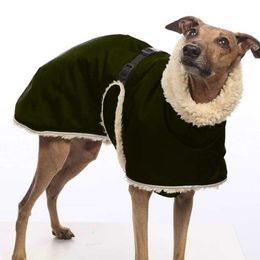 Ropa para perros ZOOBERS Whippet Greyhound Fleece Chaqueta para perros Invierno Cálido Mascota Ropa para perros Abrigo Impermeable Grueso Chaqueta para perros Ropa Sudaderas con capucha 230327