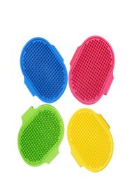 Brosse de bain pour chien peigne en Silicone pour animaux de compagnie SPA shampooing brosse de Massage douche peigne d'épilation pour outil de toilettage de nettoyage pour animaux de compagnie EWA26345975457