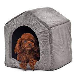 Hondenbed Cama Para Cachorro Zacht Hondenhuisdeken Optie Huisdier Kat Hond Huisvorm 2 Kleuren Rood Groen Puppykennel Zacht 201123280D