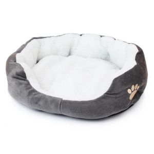 Lit de chien lits pour animaux de compagnie avec grotte de coton PP épaissie et canapénable pour petit chiot 240426