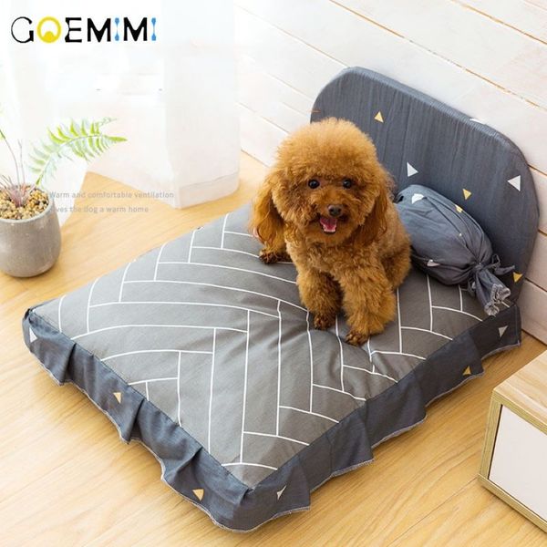 Cojín de cama para perros para cachorros grandes y encantadores, almohadilla transpirable para casa, nido para mascotas, sofá, manta, estera para animales Y200330294l