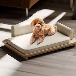 Lit pour chien, canapé amovible pour animal de compagnie, tapis de lit doux pour chat et chien, cadeau de meubles pour animaux de compagnie