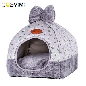 Hondenbedmat Kennel Winter Warm puppykatten Slaaphuis voor S Nest Sofa Pet Hondenbedden Kleine honden Y200330