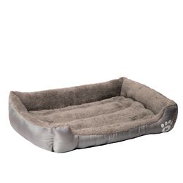 Lit de chien lit imperméable pour chien chaud hiver lit chiens lavables paniers de chien chiot chenil doux lits pour animaux de compagnie lits de chat S-3XL cama perro LJ201203