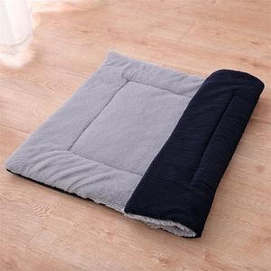 Couverture de chien maison pour animaux de compagnie chiens chats coussins de lit gros chat coussin doux couette chaude coton lj201028