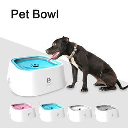 Tazón para perros flotando no humectando tazones de agua sin derrames alimentador de alimentación de perros