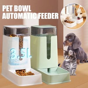 Cuencos para perros Comederos Automáticos Gatos Perro Cachorro Contenedor Mascotas Perros Accesorios de comida Dispensador de tazones Alimentador Alimentación Agua para gatos Suministros para beber para mascotas 231213