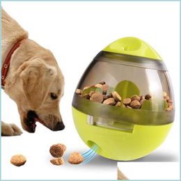 Hondenschalen Feeders Fun Pet eten speelgoed tuimelaar lekken voedselbal hond puzzel puzzel bowl feeder benodigdheden huizen tuinhuis201 dhkbbbbb