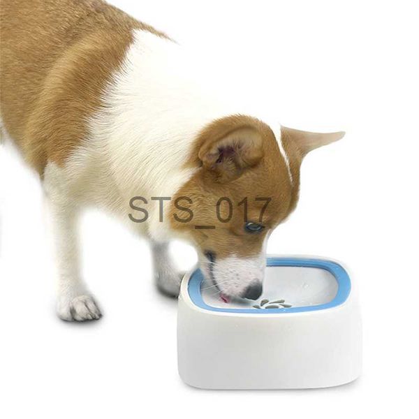 Gamelles pour chiens Mangeoires Autres fournitures pour animaux de compagnie Bol d'eau pour chien chat Anti-débordement Machine à boire non mouillante transportée Distributeur d'eau flottante lente Fontaine pour animaux de compagnie x0715