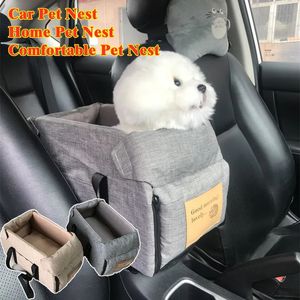 Lit d'auto de voiture pour chien central de sécurité portable voyage Cat Transport dogbed pour sac Chihuahua Accessoires 240508