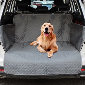 Hondenauto stoel Cover Pet Travel Dog CAR STRUNK MAT Waterdichte SUV -vrachtvoering voor honden wasbare items 240412