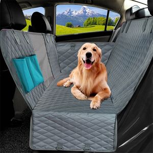 Hondenauto -cover waterdichte huisdier reishond hangmat auto achterste stoelbeschermer Mat veiligheid voor honden 240423
