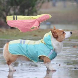 Housses de siège de voiture pour chien, imperméable 2023, manteau de pluie réfléchissant, vêtements à capuche, combinaison imperméable pour animaux de compagnie