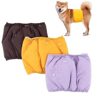 Hondenauto -zitplaatsen Absorberende luier herbruikbaar voor honden katten wasbare vrouwelijke slipjes shorts shorts huisdier ondergoed briefs fysiologische broek