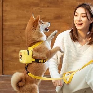 Hond Autostoelhoezen Verstelbare Cartoon Pet Carrier Rugzak Met Leiband En Borstband Voor Kleine Honden Katten