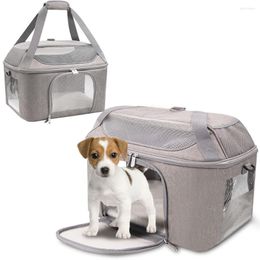 Couvercles de siège d'auto pour chien sac à dos brisé de compagnie de transporteur pliable portable de voyage transprobateur transprobateur transprouvé pour les petits chiens et les chats sortants