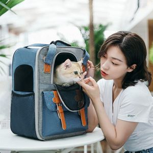 Housses de siège de voiture pour chien sac à dos souple côté chat transporteur pour animaux de compagnie voyage approuvé par la compagnie aérienne petit transport