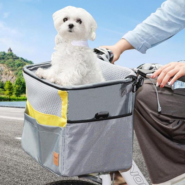 Housses de siège de voiture pour chien, panier de vélo pour animaux de compagnie, porte-bagages d'épicerie, support de cyclisme, sac arrière pour animaux de compagnie, chiens, chats, lapins