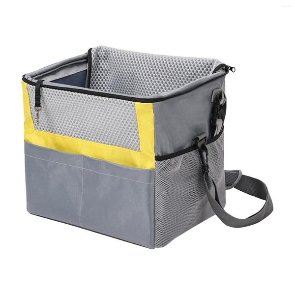 Housses de siège de voiture pour chien panier de vélo caisse vélo respirant Portable transporteur sac à dos pour animaux de compagnie pour chien randonnée chats voyageant