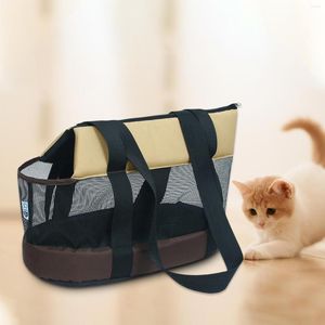 Housses de siège de voiture pour chien, sac de transport respirant pour chat, sac de transport Portable pour chiot, sacs à bandoulière simples de voyage pour animaux de compagnie