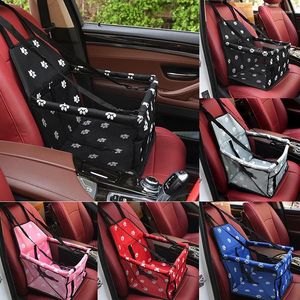 Hondenauto -stoelhoezen Ademplarende huisdieren Carrier Basket Bag Veilig Travel Kennel Puppy Handtas Outdoor Pet Supplies