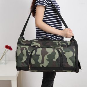 Hondenauto stoelhoezen camouflage huisdier drager kat dragen schoudertas reis draagbare buitenhandtas crossbody tassen