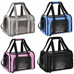 Hondenauto -stoel Covers Carrier Backpack Cat Transportzak Pet Travel Bags Airline goedgekeurd voor kattenaccessoires