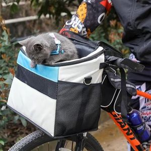 Housses de siège de voiture pour chien transporteur sac pour animaux de compagnie chat panier de vélo multi-fonctionnel voyage en plein air amovible vélo équitation