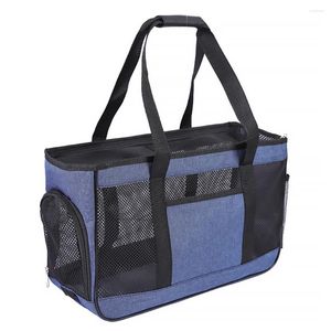 Housses de siège de voiture pour chien transporteur animal de compagnie chat voyage chiens extérieur sac à main portable chiot transporteurs sac à main caisse avant Premium stockage maille chaton d'été