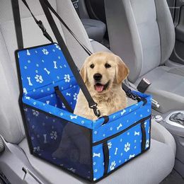 Cubiertas de asiento de coche para perros Gato y bolsa de viaje Malla resistente al agua transpirable Bolsas de transporte portátiles plegables Perros pequeños Pet