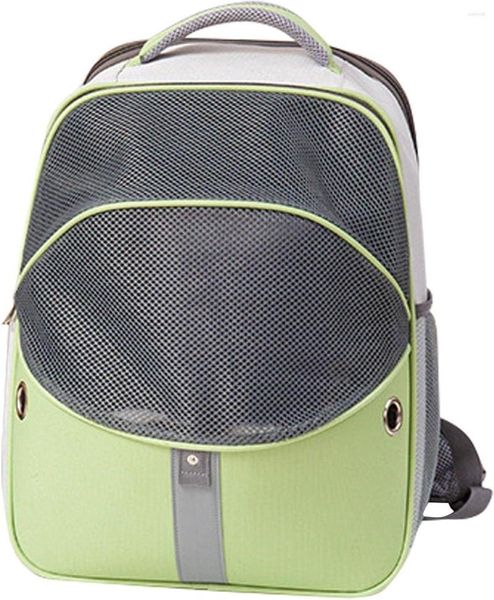 Housses de siège de voiture pour chien Sac à dos pour chat extensible | Porte-chiot pliable ventilé par couleur de collision de maille d'animal familier pour la randonnée de voyage