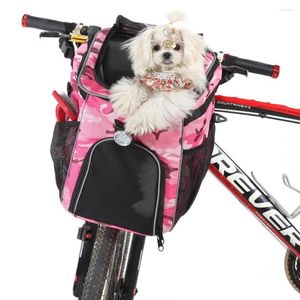 Hondenauto stoelhoezen Cat Bicycle Carrier Outdoor Travel Bike Basket Adempet Rugzak Zwart Gray Rood Foldable Bag