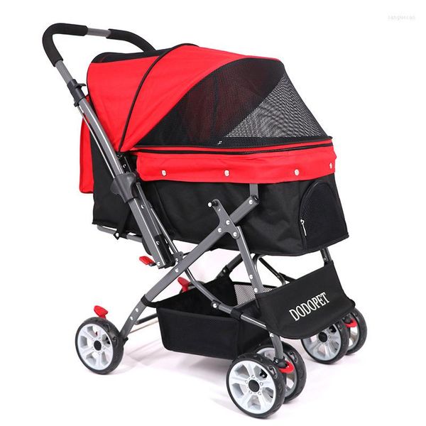 Housses de siège de voiture pour chien chat transporteur Pet Buggy poussette sac transport maison en plein air marche Shopping voyage chenil landau pliant 30kg