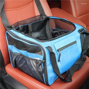 Housses de siège de voiture pour chien tapis de chat sac à dos sac de transport pour animaux de compagnie sac à double usage véhicule chiot coussin panier de sécurité fournitures