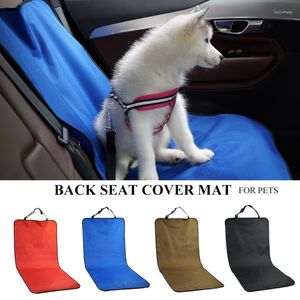 Housses de siège de voiture pour chien housse de protection tapis en nylon sécurité anti-rayures accessoires de voyage pour chat transporteur fournitures pour animaux de compagnie étanche avant arrière