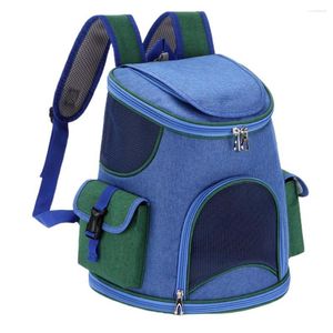 Cubiertas de asiento de coche para perros Portador de mascotas duradero Espacio grande Ajustable Ecológico Viaje Bolsa de cachorro Contenedor Permeable al aire