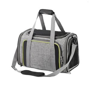 Hondenauto -stoel Covers Foldable Bag Pet Cat Carrier met bagagebanden dubbele zijden uitbreidbare zak om te winkelen wandelen reizen