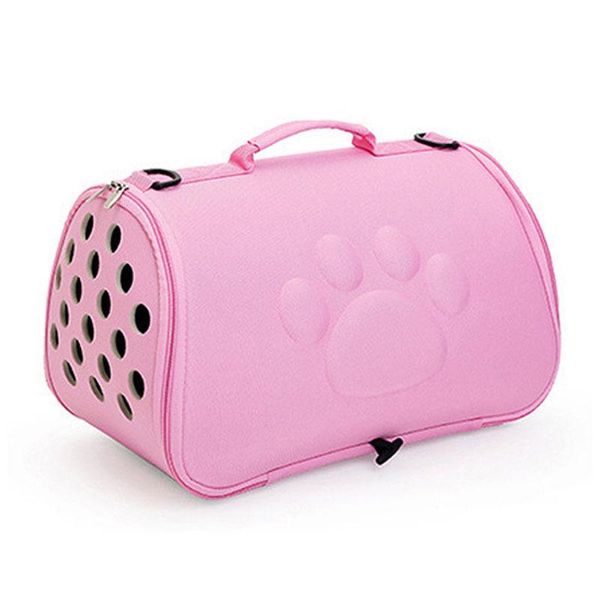 Fundas de asiento de coche para perros, bolsa plegable para gatos, transportador portátil transpirable para mascotas, bolso de viaje al aire libre para llevar en el espacio transparente