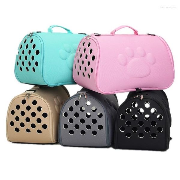 Housses de siège de voiture pour chien sac à dos pliable pour animaux de compagnie sac de transport Portable EVA respirant pour chiens accessoires chiot