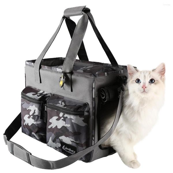 Housses de siège de voiture pour chien Navire gratuit RU ES FR Sacs de transport pour chat pour animaux de compagnie Charge cachée 7KG Approuvé par la compagnie aérienne Transport Camouflage Doux Confort Sac à main